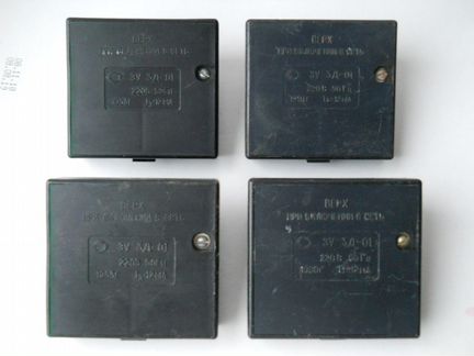 Зарядные устройства 3Д-01 времён СССР, 4 штуки