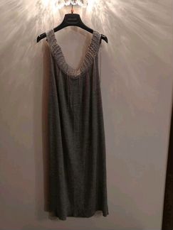 Платье balmain кашемир и натур.серебро