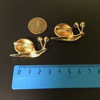 Броши, улитки