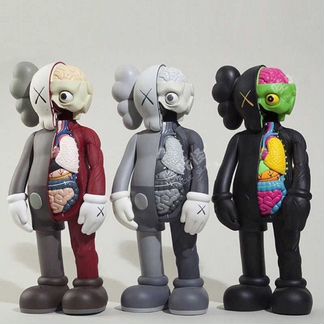 Kaws kompanions серый 37см