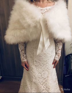 Накидка из лебяжьего пуха