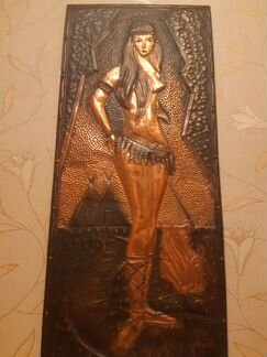 Панно чеканка на меди 