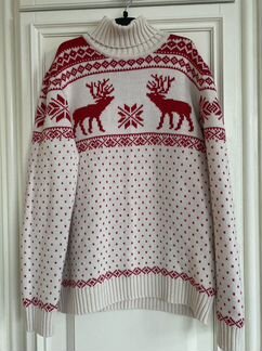 Свитер скандинавский с оленями Deerz