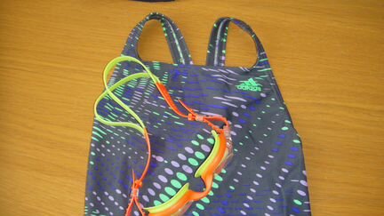 Купальник детский adidas+очки+шапочка