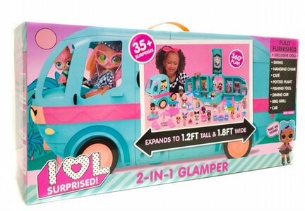 Большой автобус лол Lol surprise glamper 35+