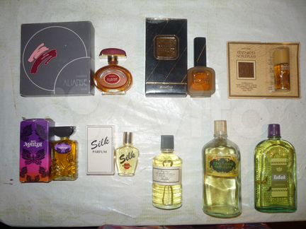 Духи СССР - 5 видов, одеколоны СССР - 3 вида