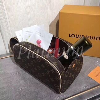 Луи виттон косметичка louis vuitton кожа несессер