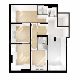4-к квартира, 120.5 м², 19/24 эт.