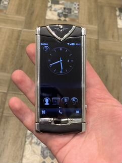 Оригинальный Vertu Constellation T черная кожа