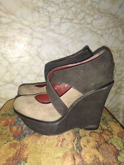 Туфли из натуральной замши