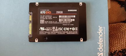 Samsung 870 EVO 250 гб SSD накопитель