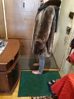Шуба натуральная мутон