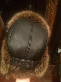 Шапка зимняя кожа мужская