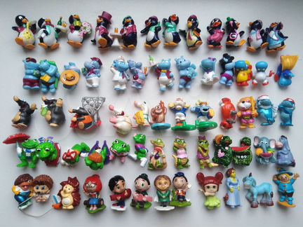 Игрушки из киндер-сюрприза №1