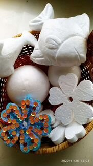 Пенопластовые фигурки для творчества