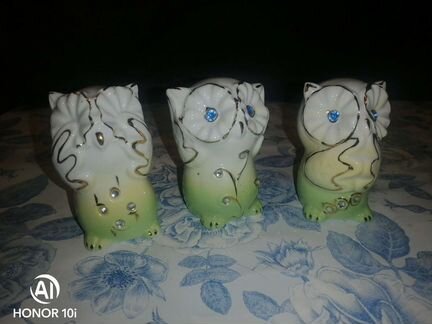 Фарфоровые совы (не вижу, не слышу, не говорю)