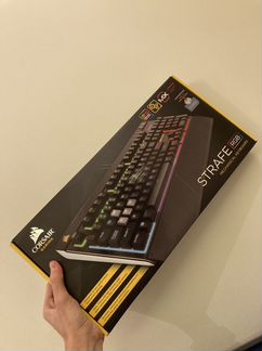Клавиатура corsair strafe rgb (cherry brown)
