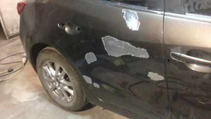 Локальная покраска переходом