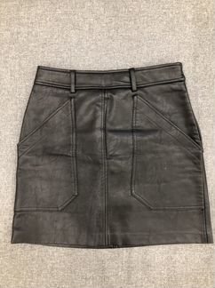 Юбка из эко-кожи