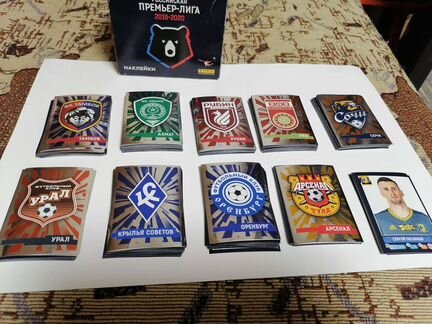 Наклейки panini Российская Премьер Лига 2019-2020
