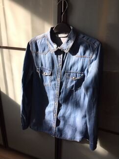 Рубашка джинсовая zara