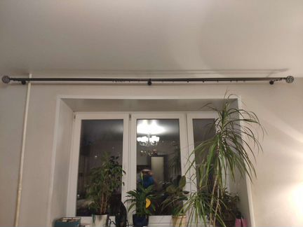 Карниз 300 см коричневый