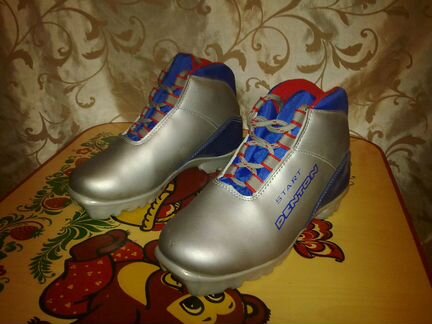 Лыжные ботинки denton размер 34