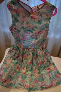 Цветочное, летнее платье на 158 см