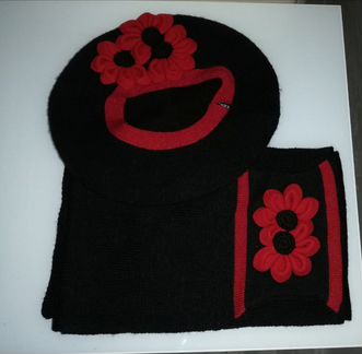 Шарф и берет