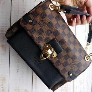 Сумка Louis vuitton Vavin PM коричневая шашка лв