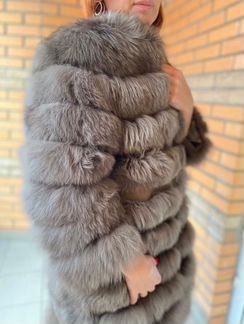 Шуба из песца