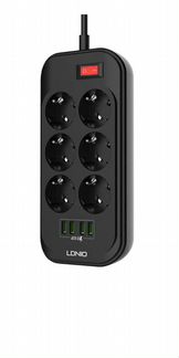 Удлинитель ldnio 6 Power Socket with 4 USB