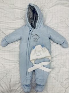Комбинезон Mothercare 0-3 м + шапочка