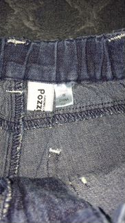 Джинсовые шорты на 4-5 лет р- 104-110