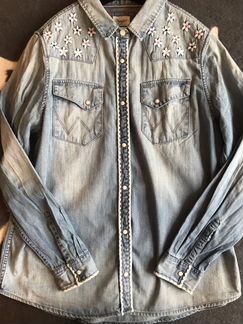 Джинсовая рубашка Wrangler