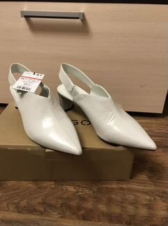 Новые. Mango. Туфли из натуральной кожи