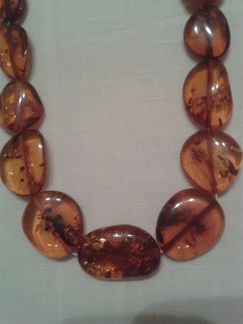 Бусы из натур.янтаря дл.62 см нов