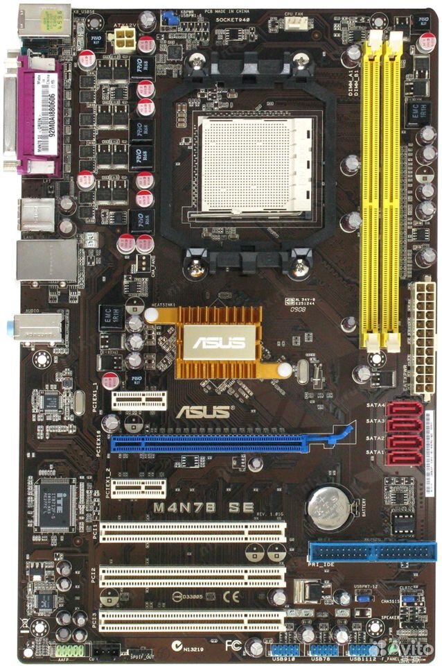 Asus M4N78 SE (AM2/AM2+/AM3 до 125вт)
