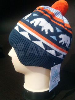 Шапка вязаная детская Медведи