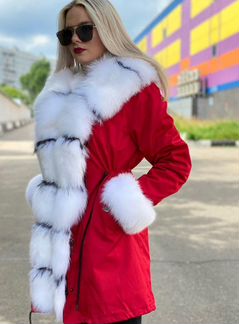 Парка с мехом