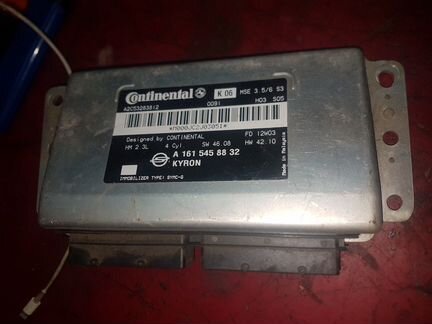 Блок Управления двс Ссангйонг Кайрон б.у. 2.3 бенз