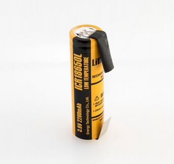 Аккумулятор ET ICR18650L-T низкотемпературный