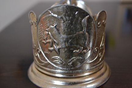 Пара подстаканников(алюминий) СССР