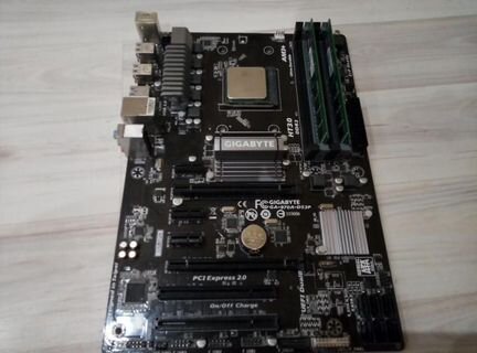 FX-8350 + gigabyte 970A-DS3P + DDR3 2x8gb + кулер
