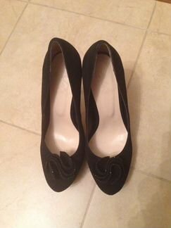 Замшевые туфли 