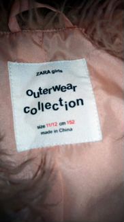 Безрукавка детская zara из искусственного меха