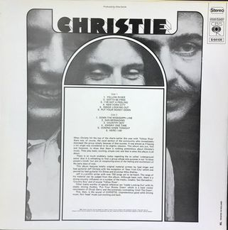 Christie “ yellow river “1970