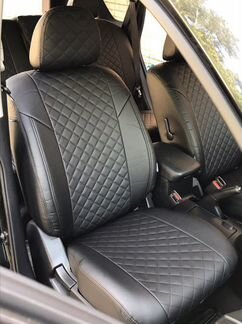 Модельные чехлы Ниссан Икстрейл из экокожи