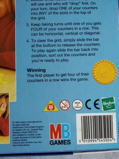 Connect4 Ireland Собери4 настольная игра Hasbro