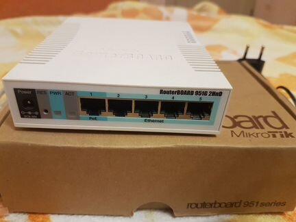 Роутер Маршрутизатор MikroTik - RB951G-2HnD